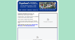 Desktop Screenshot of copelandspetmotel.com